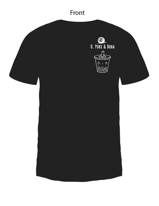 O. Poke & Boba T-Shirt Front