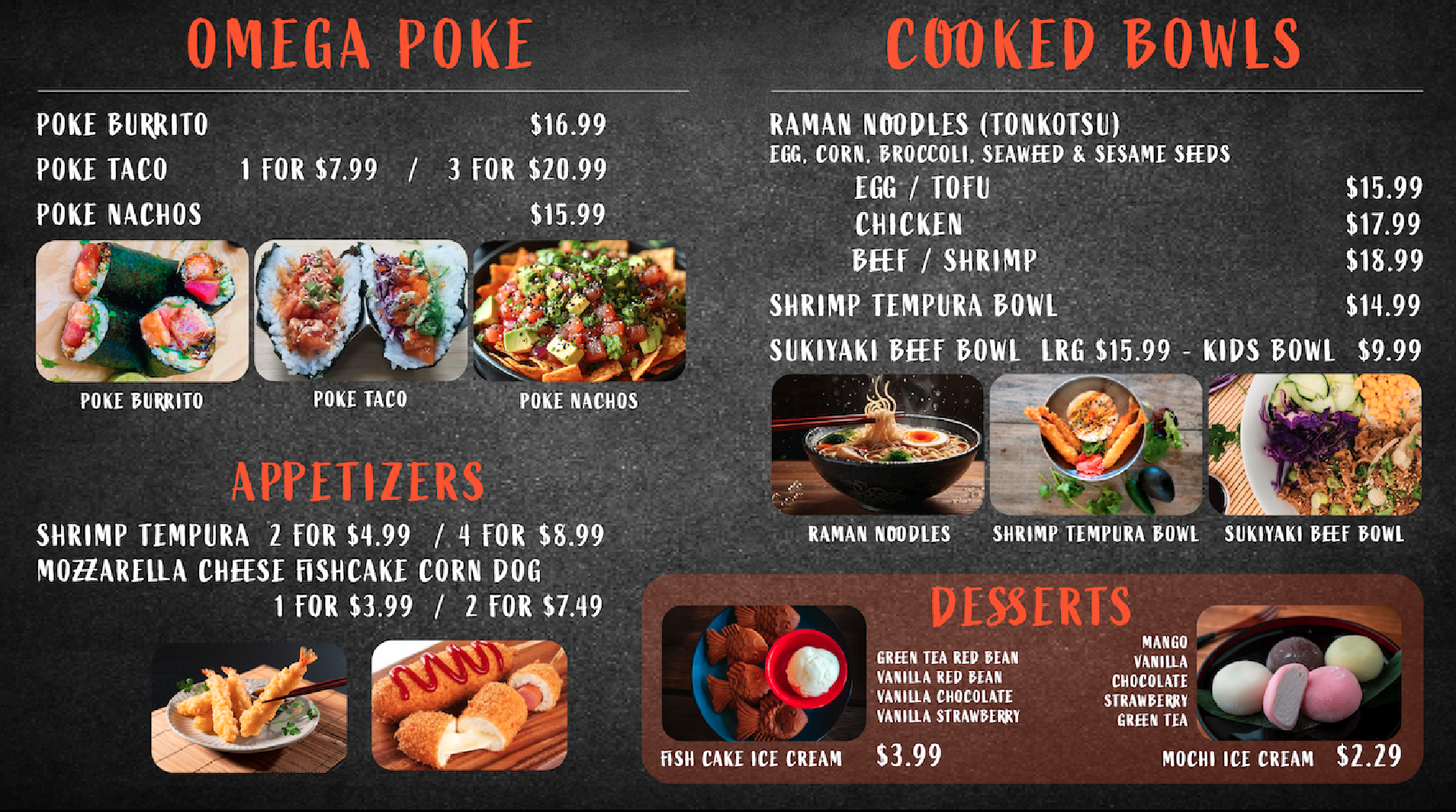 O. Poke & Boba Menu 2