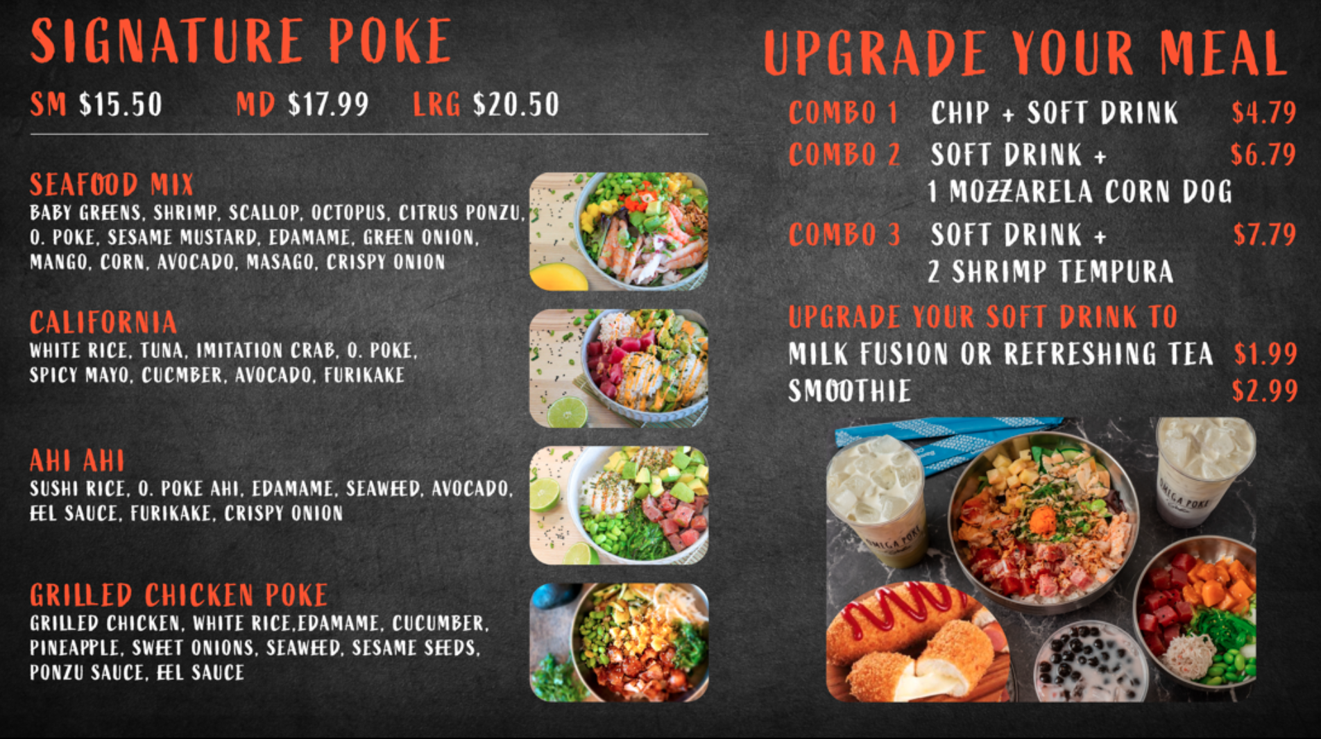 O. Poke & Boba Menu 3